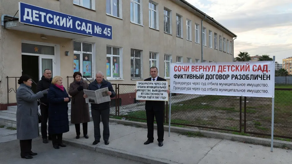 Сочи вернул детский сад. Фиктивный договор разоблачён